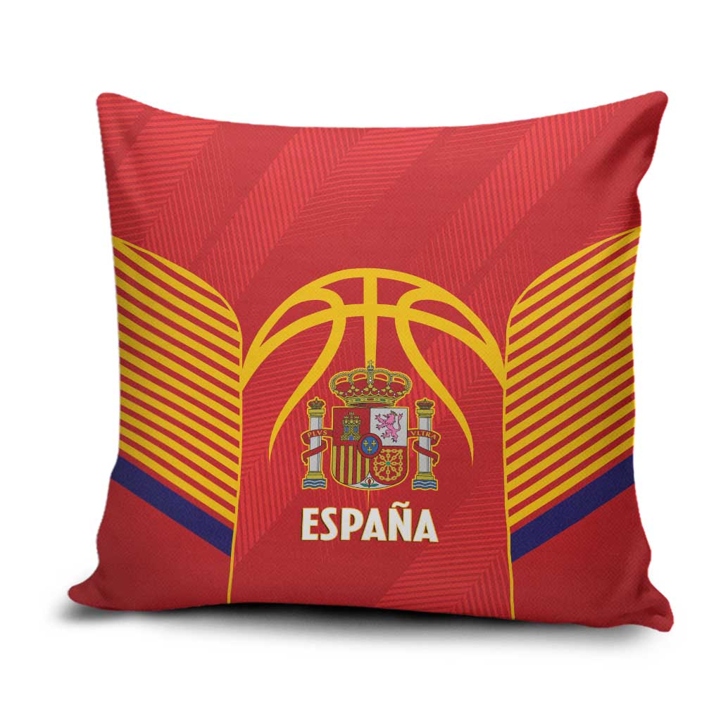 Spain Basketball Pillow Cover La Roja Go Champions - Wonder Print Shop