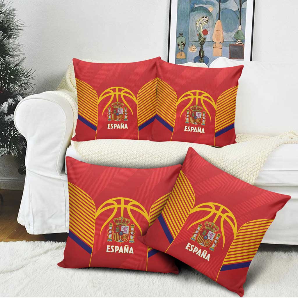 Spain Basketball Pillow Cover La Roja Go Champions - Wonder Print Shop
