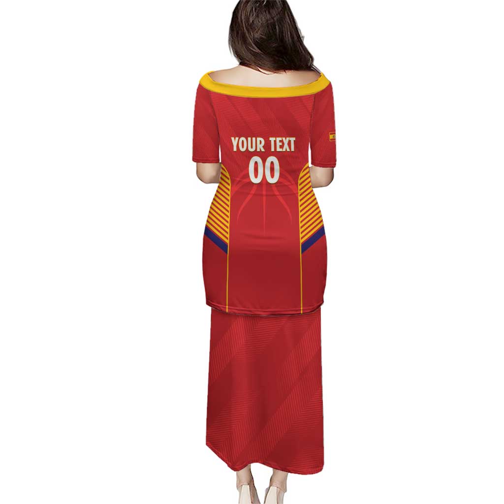 Spain Basketball Custom Puletasi La Roja Go Champions - Wonder Print Shop