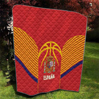 Spain Basketball Quilt La Roja Go Champions - Wonder Print Shop