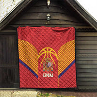 Spain Basketball Quilt La Roja Go Champions - Wonder Print Shop