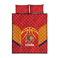 Spain Basketball Quilt Bed Set La Roja Go Champions - Wonder Print Shop