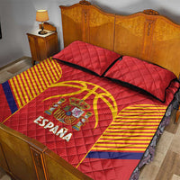 Spain Basketball Quilt Bed Set La Roja Go Champions - Wonder Print Shop
