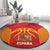 Spain Basketball Round Carpet La Roja Go Champions - Wonder Print Shop