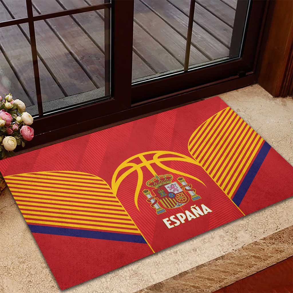 Spain Basketball Rubber Doormat La Roja Go Champions - Wonder Print Shop