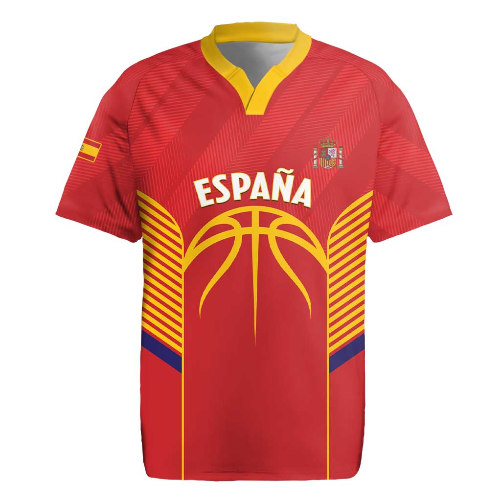 Spain Basketball Custom Rugby Jersey La Roja Go Champions - Wonder Print Shop