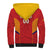 Spain Basketball Custom Sherpa Hoodie La Roja Go Champions - Wonder Print Shop