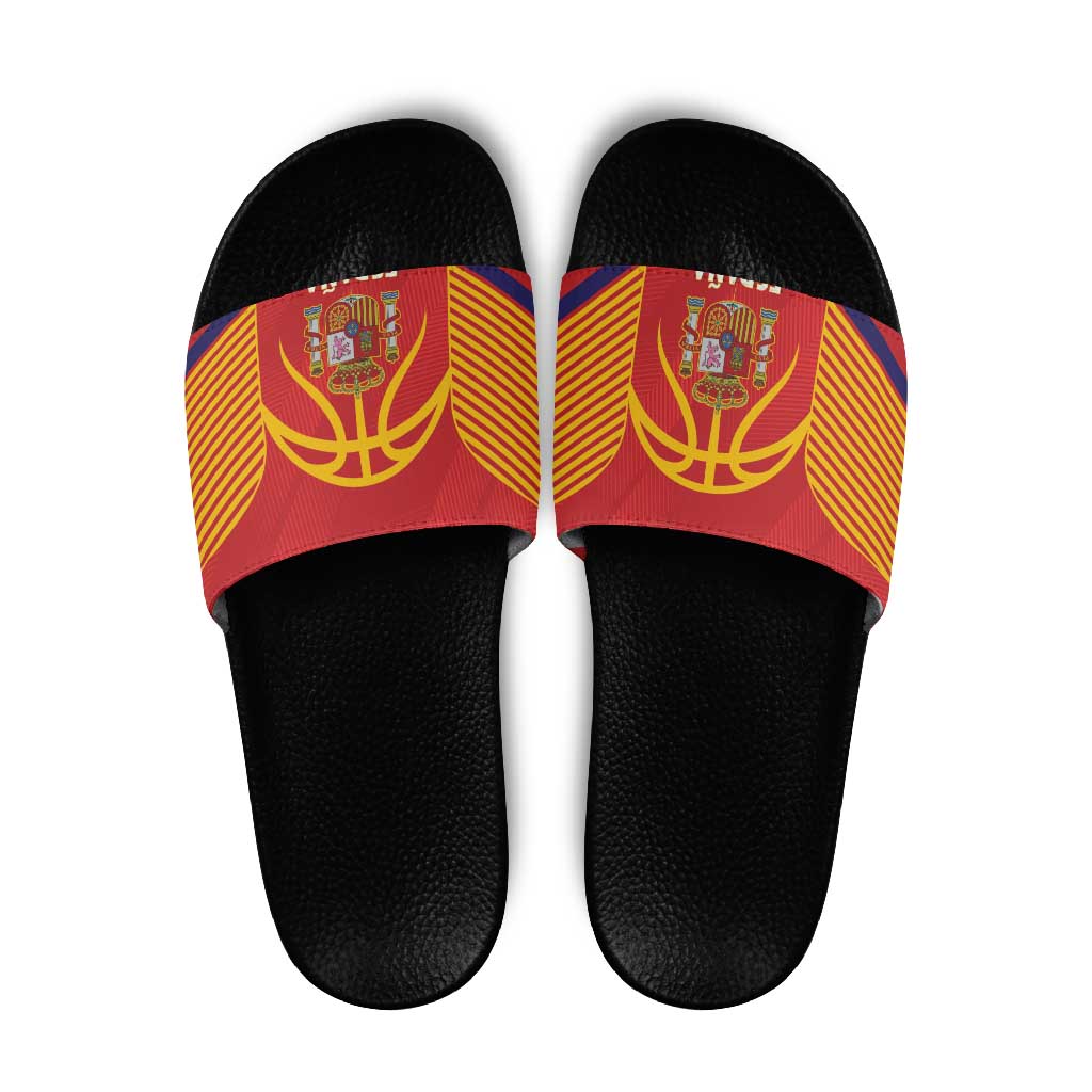 Spain Basketball Slide Sandals La Roja Go Champions - Wonder Print Shop