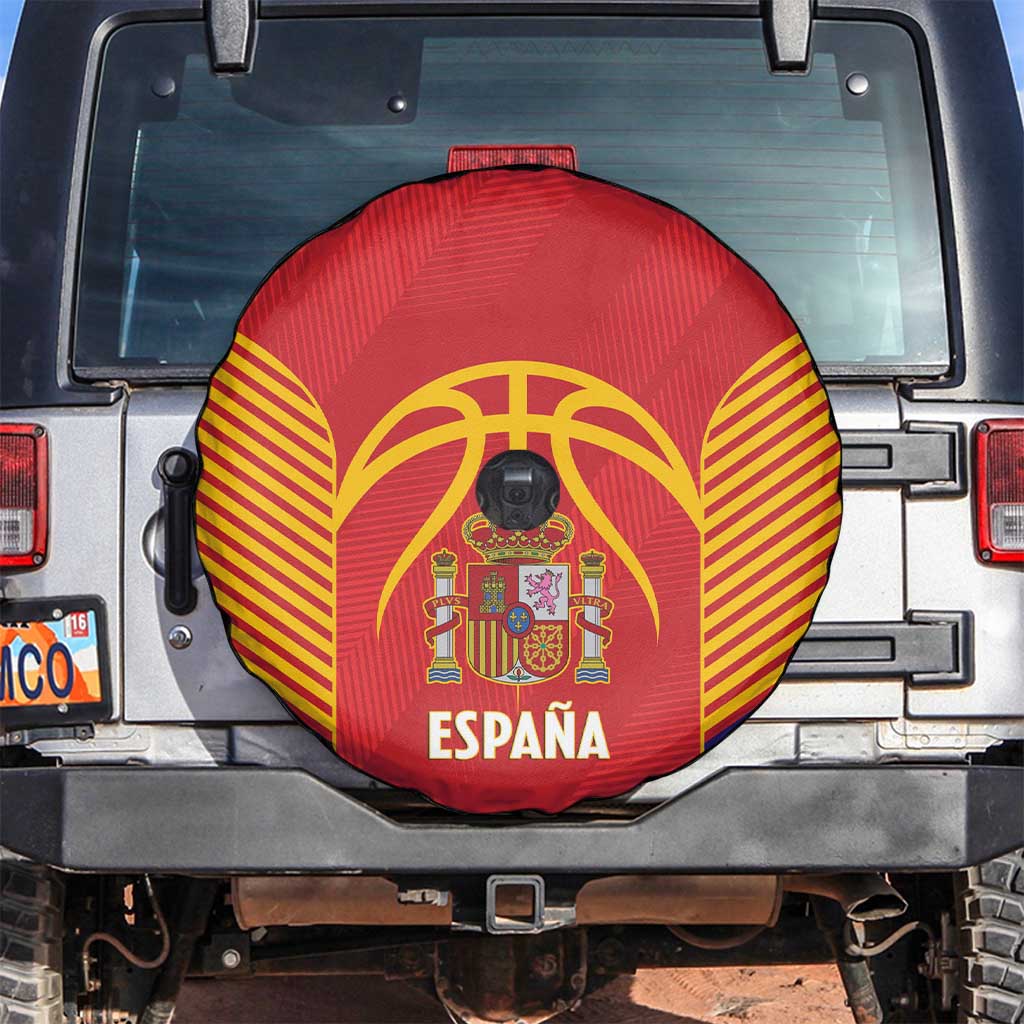 Spain Basketball Spare Tire Cover La Roja Go Champions - Wonder Print Shop