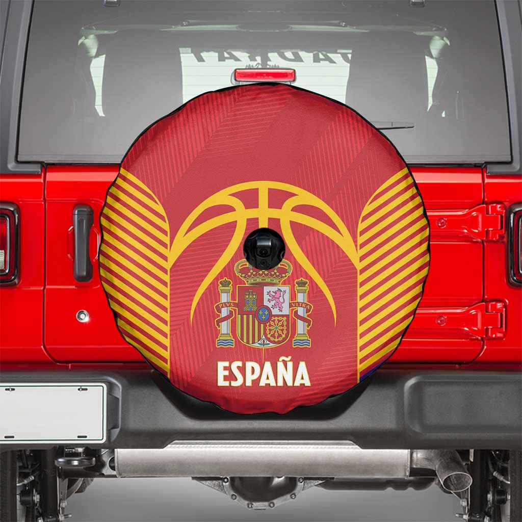 Spain Basketball Spare Tire Cover La Roja Go Champions - Wonder Print Shop