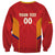 Spain Basketball Custom Sweatshirt La Roja Go Champions - Wonder Print Shop