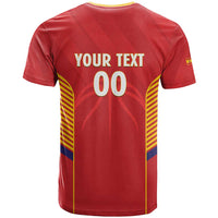 Spain Basketball Custom T Shirt La Roja Go Champions - Wonder Print Shop