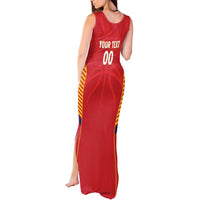 Spain Basketball Custom Tank Maxi Dress La Roja Go Champions - Wonder Print Shop