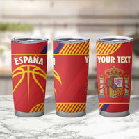 Spain Basketball Custom Tumbler Cup La Roja Go Champions - Wonder Print Shop