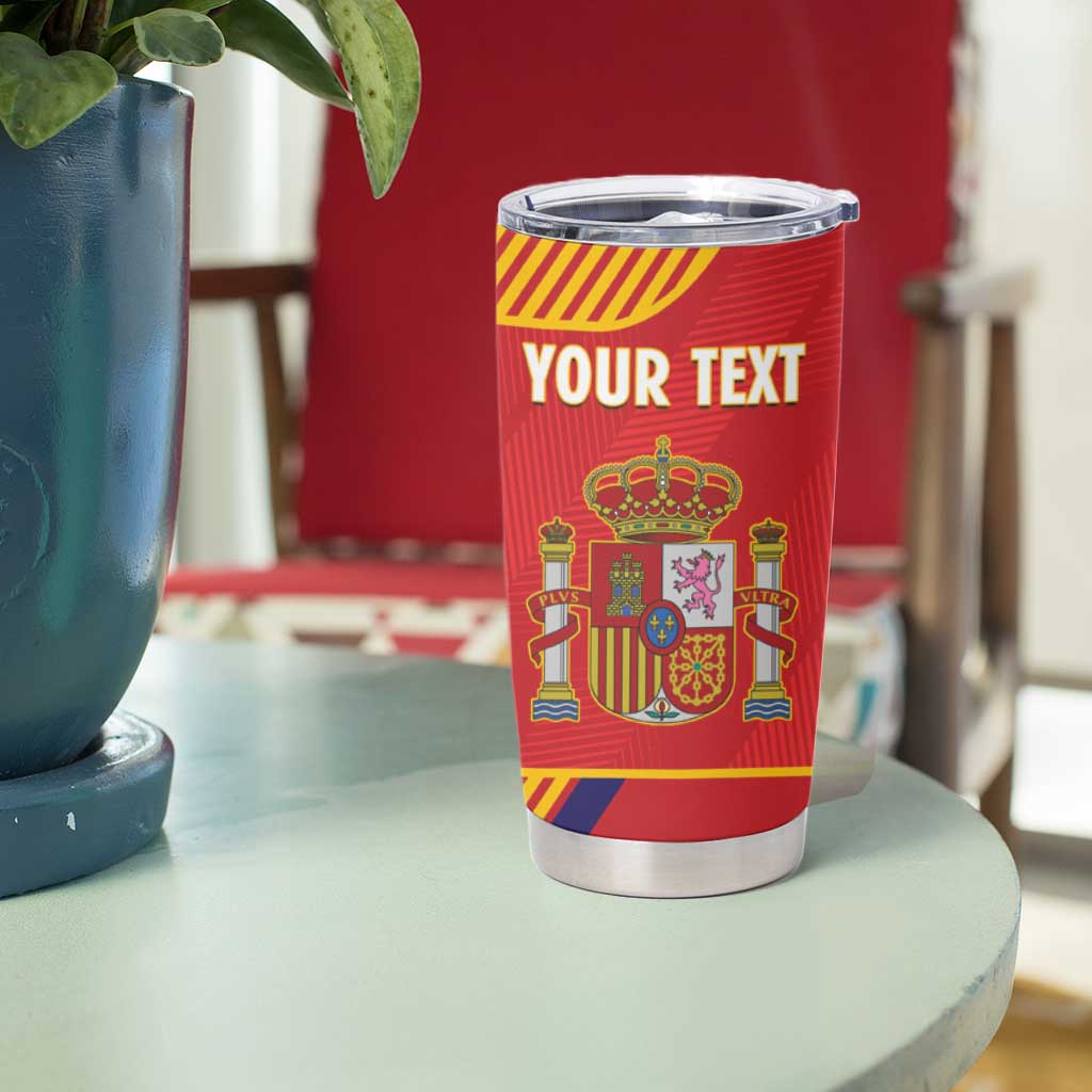Spain Basketball Custom Tumbler Cup La Roja Go Champions - Wonder Print Shop