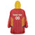 Spain Basketball Custom Wearable Blanket Hoodie La Roja Go Champions - Wonder Print Shop