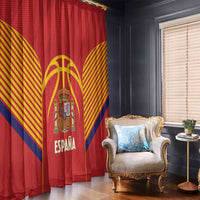 Spain Basketball Window Curtain La Roja Go Champions - Wonder Print Shop