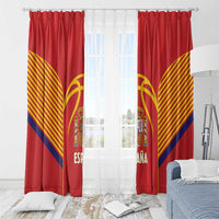 Spain Basketball Window Curtain La Roja Go Champions - Wonder Print Shop
