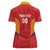 Spain Basketball Custom Women Polo Shirt La Roja Go Champions - Wonder Print Shop