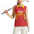 Spain Basketball Custom Women Sleeveless Polo Shirt La Roja Go Champions - Wonder Print Shop