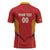 Spain Basketball Custom Zipper Polo Shirt La Roja Go Champions - Wonder Print Shop