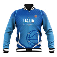 Italy Basketball Custom Baseball Jacket Gli Azzurri Go Champions - Wonder Print Shop