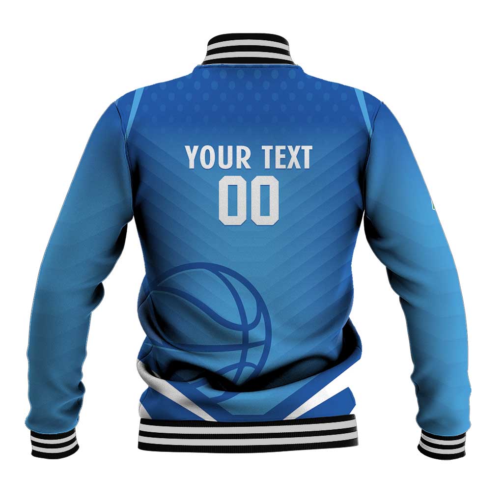 Italy Basketball Custom Baseball Jacket Gli Azzurri Go Champions - Wonder Print Shop