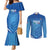 Italy Basketball Custom Couples Matching Mermaid Dress and Long Sleeve Button Shirt Gli Azzurri Go Champions - Wonder Print Shop