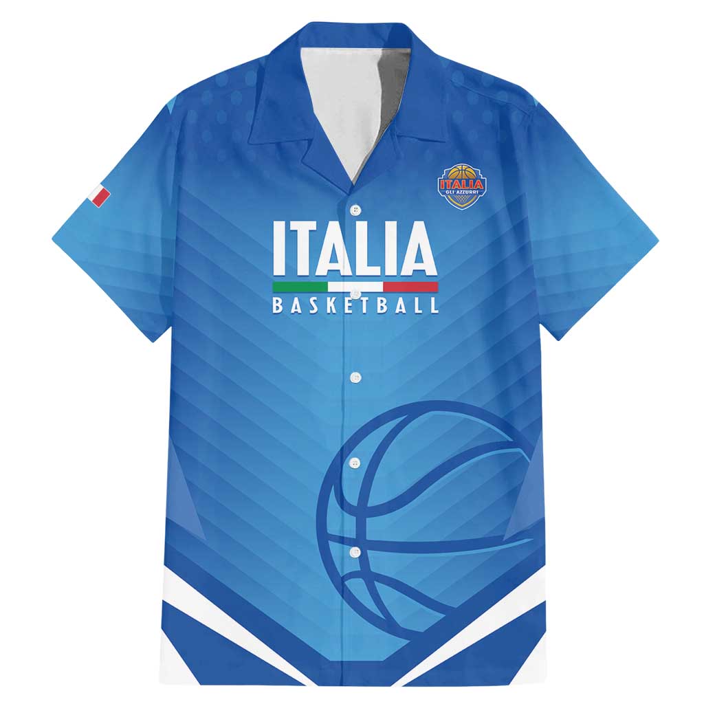 Italy Basketball Custom Family Matching Mermaid Dress and Hawaiian Shirt Gli Azzurri Go Champions - Wonder Print Shop