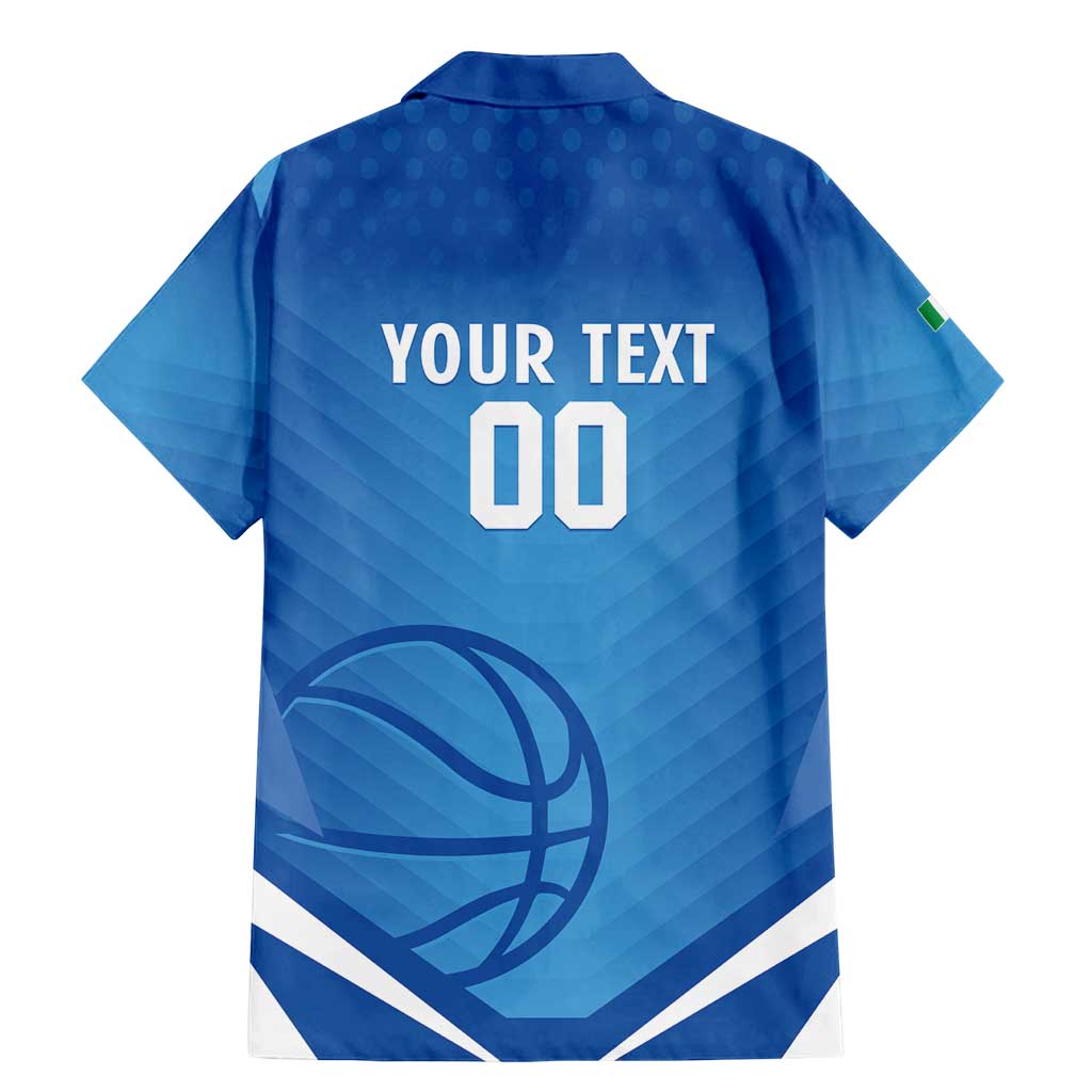 Italy Basketball Custom Family Matching Mermaid Dress and Hawaiian Shirt Gli Azzurri Go Champions - Wonder Print Shop