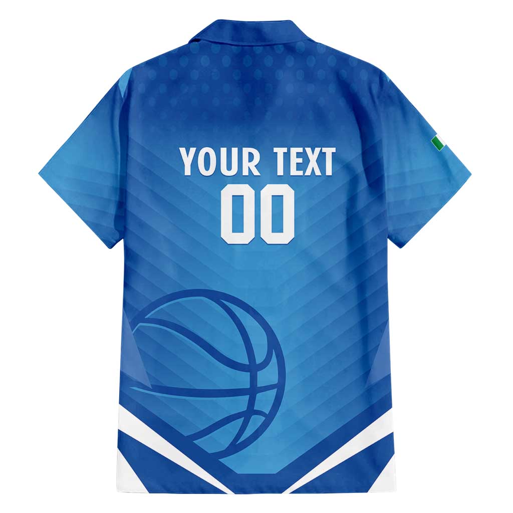 Italy Basketball Custom Family Matching Puletasi and Hawaiian Shirt Gli Azzurri Go Champions - Wonder Print Shop