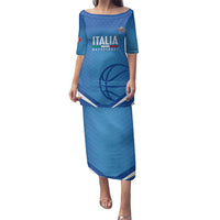 Italy Basketball Custom Family Matching Puletasi and Hawaiian Shirt Gli Azzurri Go Champions - Wonder Print Shop