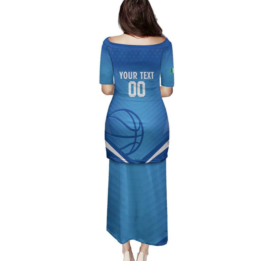 Italy Basketball Custom Family Matching Puletasi and Hawaiian Shirt Gli Azzurri Go Champions - Wonder Print Shop