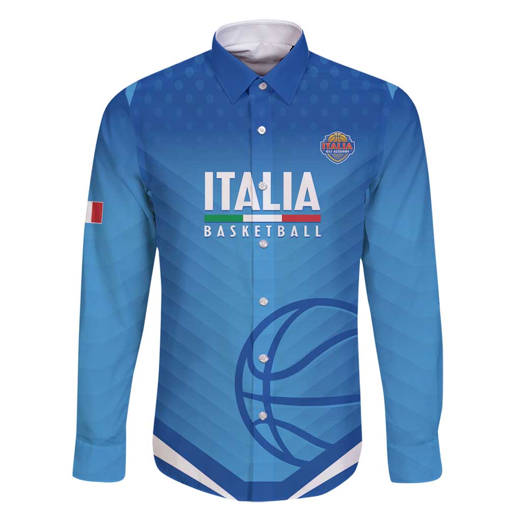 Italy Basketball Custom Family Matching Tank Maxi Dress and Hawaiian Shirt Gli Azzurri Go Champions - Wonder Print Shop