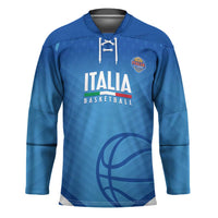 Italy Basketball Custom Hockey Jersey Gli Azzurri Go Champions - Wonder Print Shop