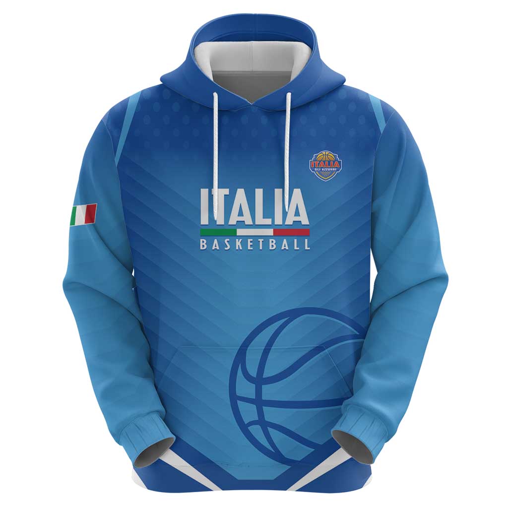 Italy Basketball Custom Hoodie Gli Azzurri Go Champions - Wonder Print Shop
