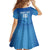 Italy Basketball Custom Kid Short Sleeve Dress Gli Azzurri Go Champions - Wonder Print Shop
