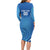 Italy Basketball Custom Long Sleeve Bodycon Dress Gli Azzurri Go Champions - Wonder Print Shop