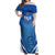 Italy Basketball Custom Off Shoulder Maxi Dress Gli Azzurri Go Champions - Wonder Print Shop