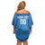 Italy Basketball Custom Off Shoulder Short Dress Gli Azzurri Go Champions - Wonder Print Shop