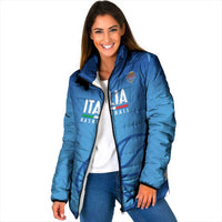 Italy Basketball Custom Padded Jacket Gli Azzurri Go Champions - Wonder Print Shop