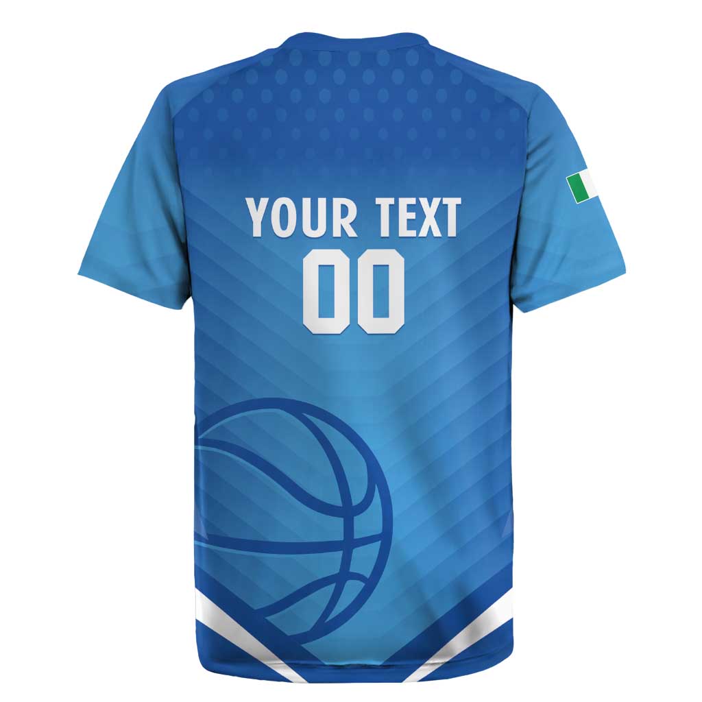 Italy Basketball Custom Rugby Jersey Gli Azzurri Go Champions - Wonder Print Shop