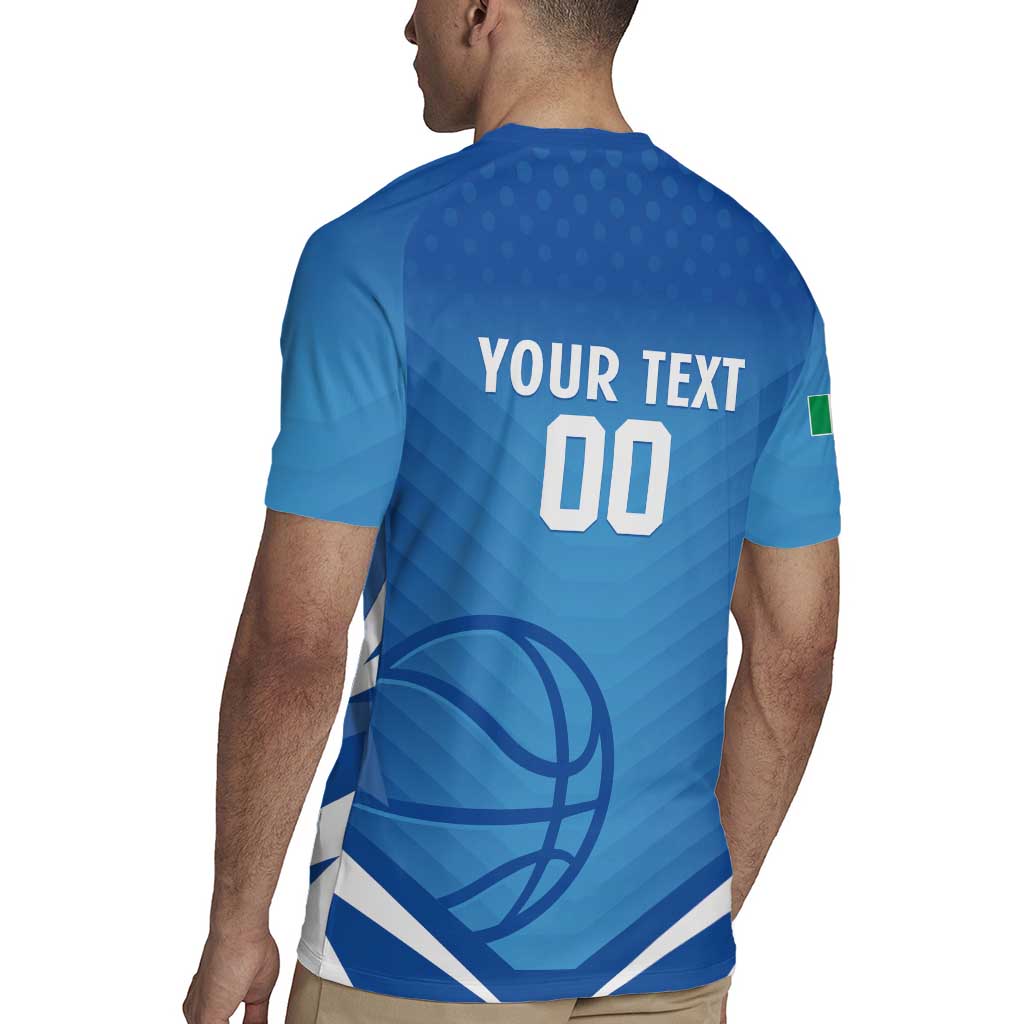 Italy Basketball Custom Rugby Jersey Gli Azzurri Go Champions - Wonder Print Shop