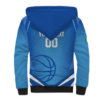 Italy Basketball Custom Sherpa Hoodie Gli Azzurri Go Champions - Wonder Print Shop