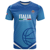 Italy Basketball Custom T Shirt Gli Azzurri Go Champions - Wonder Print Shop