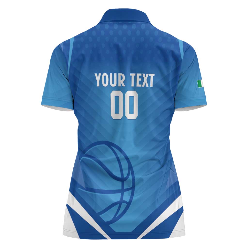 Italy Basketball Custom Women Polo Shirt Gli Azzurri Go Champions - Wonder Print Shop