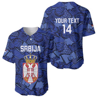 Serbia Basketball Custom Baseball Jersey Srbija Go Champions - Wonder Print Shop