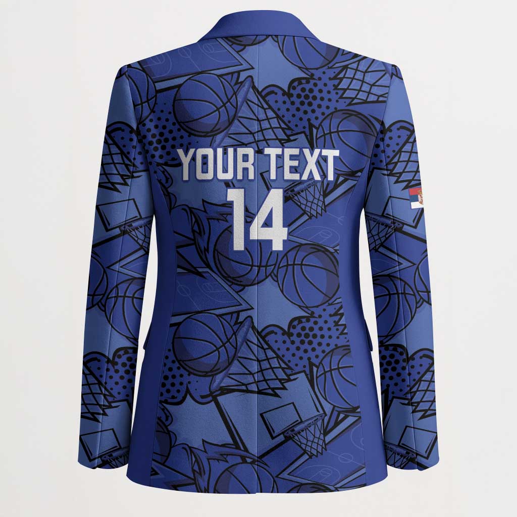 Serbia Basketball Custom Blazer Srbija Go Champions - Wonder Print Shop