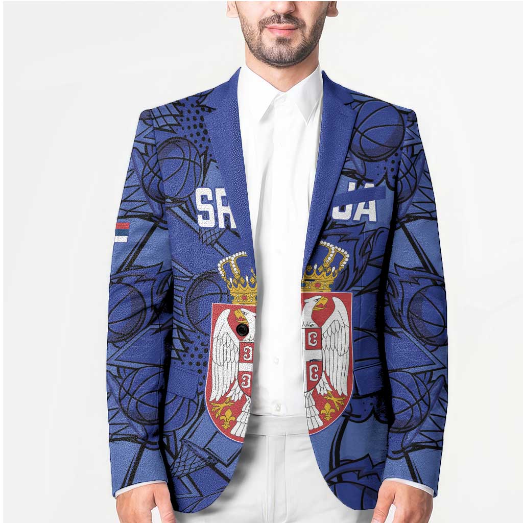 Serbia Basketball Custom Blazer Srbija Go Champions - Wonder Print Shop