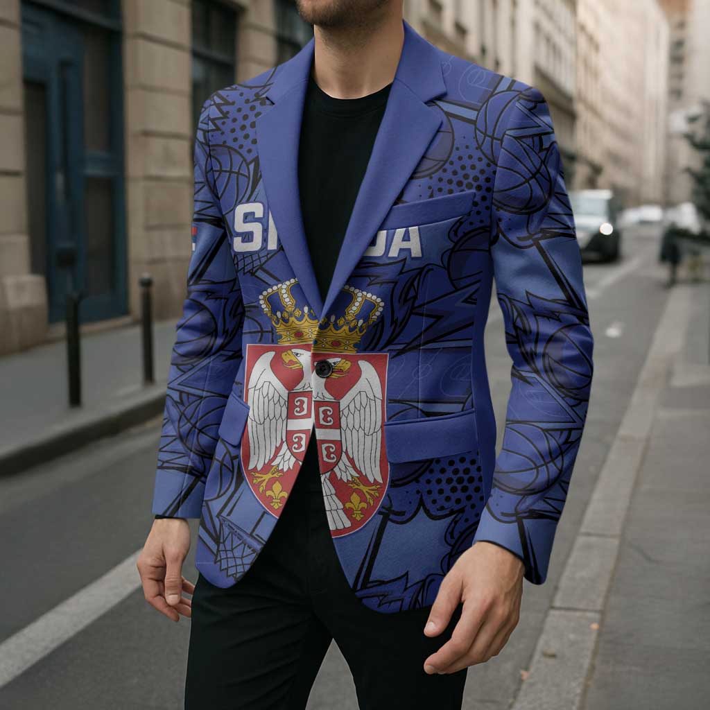 Serbia Basketball Custom Blazer Srbija Go Champions - Wonder Print Shop